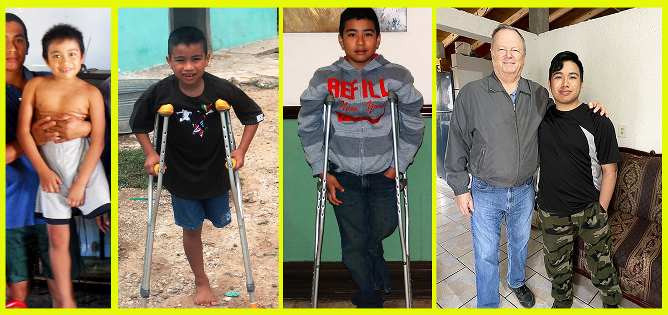 School assembly with Juan and staff thanking supporters